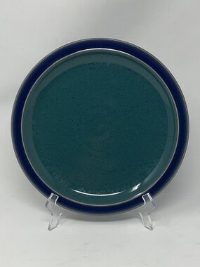 Denby Harlequin Green/Blue Dinner Plate (6 available)